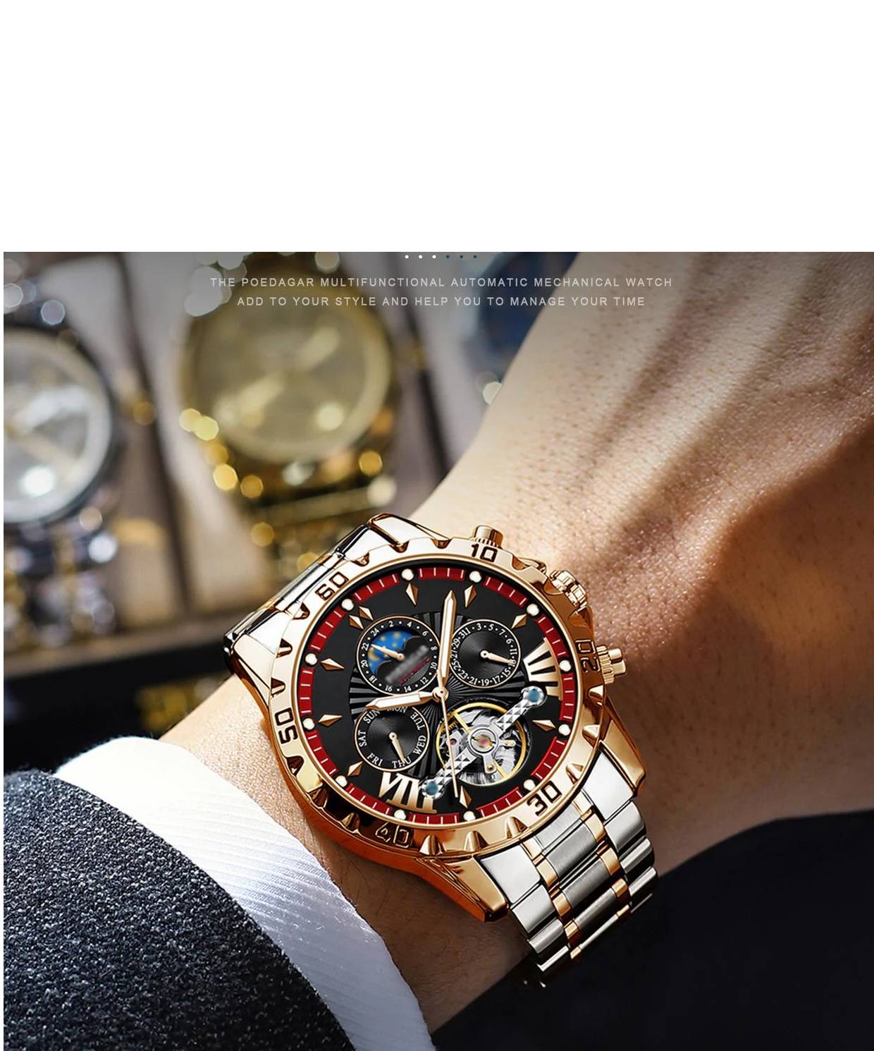 🔥Swiss Brand New Waterproof Automatic Mechanical Watches