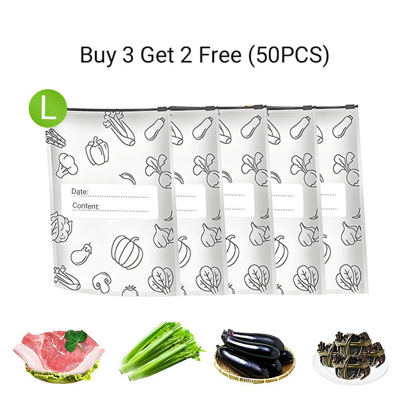 🥦Reusable Aluminum Foil Sealable Storage Bags🍅
