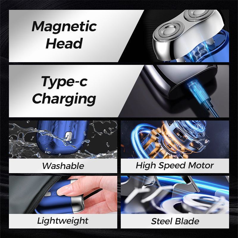 💥LIMITED HOT SALE 49% OFF!!💥2025 New Mini Double Head Electric Shave