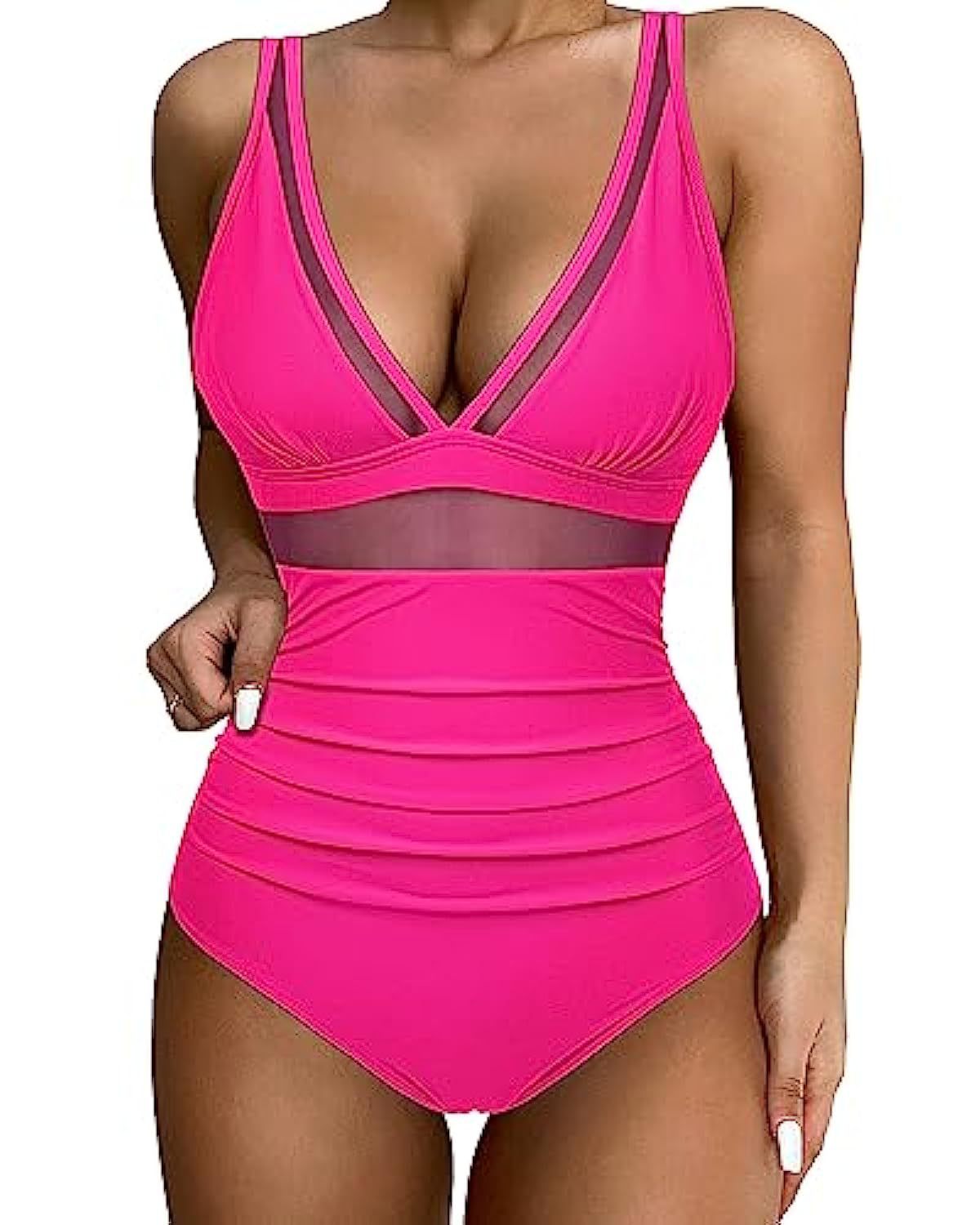 🏖️ 🏖️ Pre-Summer Sale 55% OFF🏝️Mesh Tummy Control Swimsuit