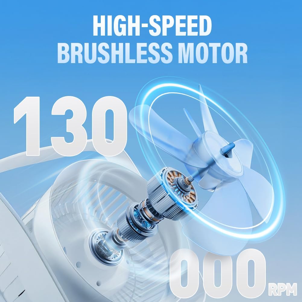❄️Portable Adjustable Clip-On Mini Fan