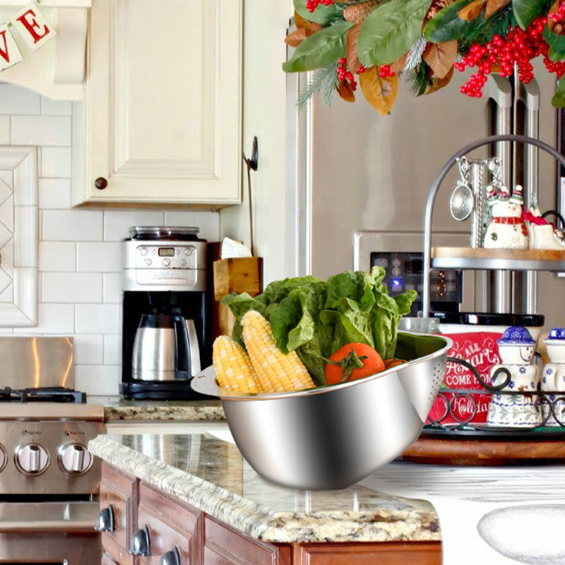 🔥Limited Sale 50% OFF🔥Stainless Steel Rice Strainer Bowl