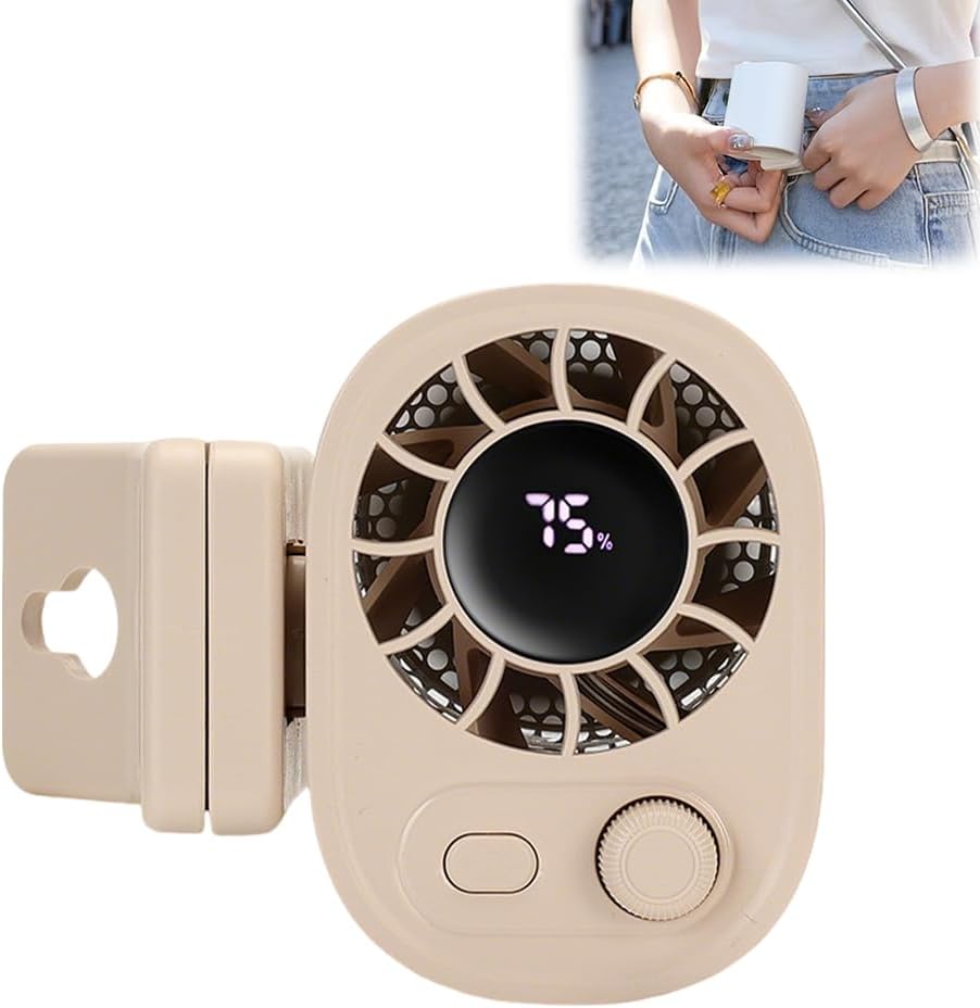 ❄️Portable Adjustable Clip-On Mini Fan