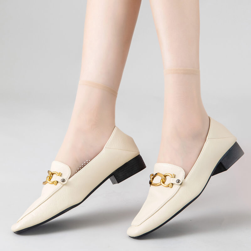 🔥2025 HOT SALE🔥💞Non-slip And Invisible Crystal Silk Socks(The more you buy, the higher the discount)