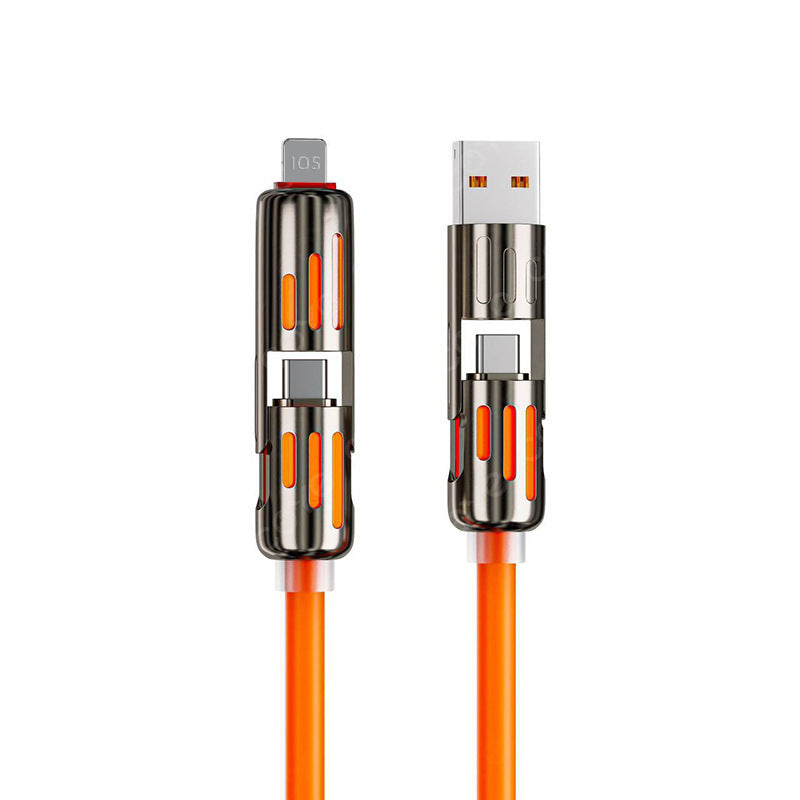 ⚡4-in-1 USB Charging Cable fast charging MAX 240W (With Box)⚡