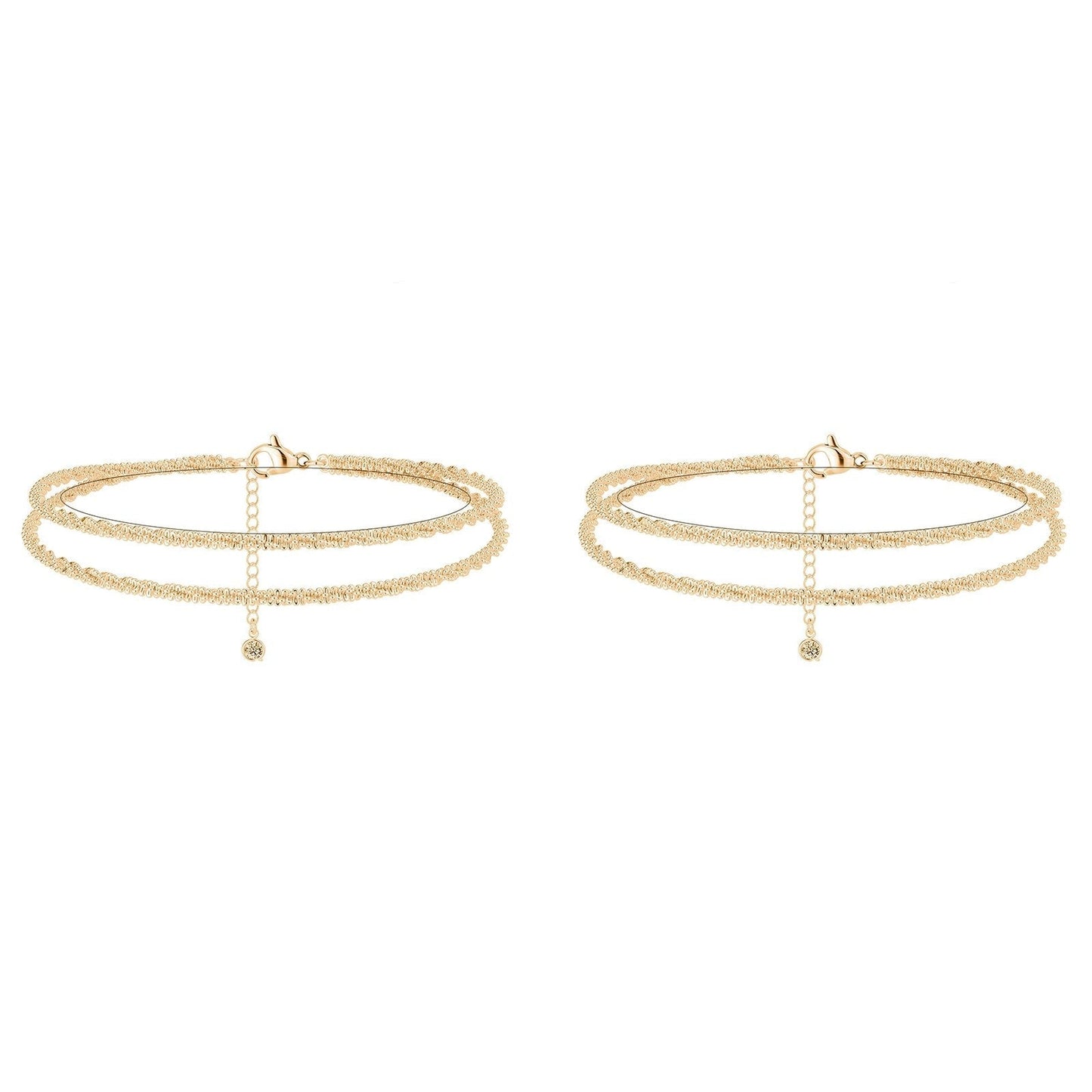 60%OFF🥰Dainty Layered Waterproof Anklet For