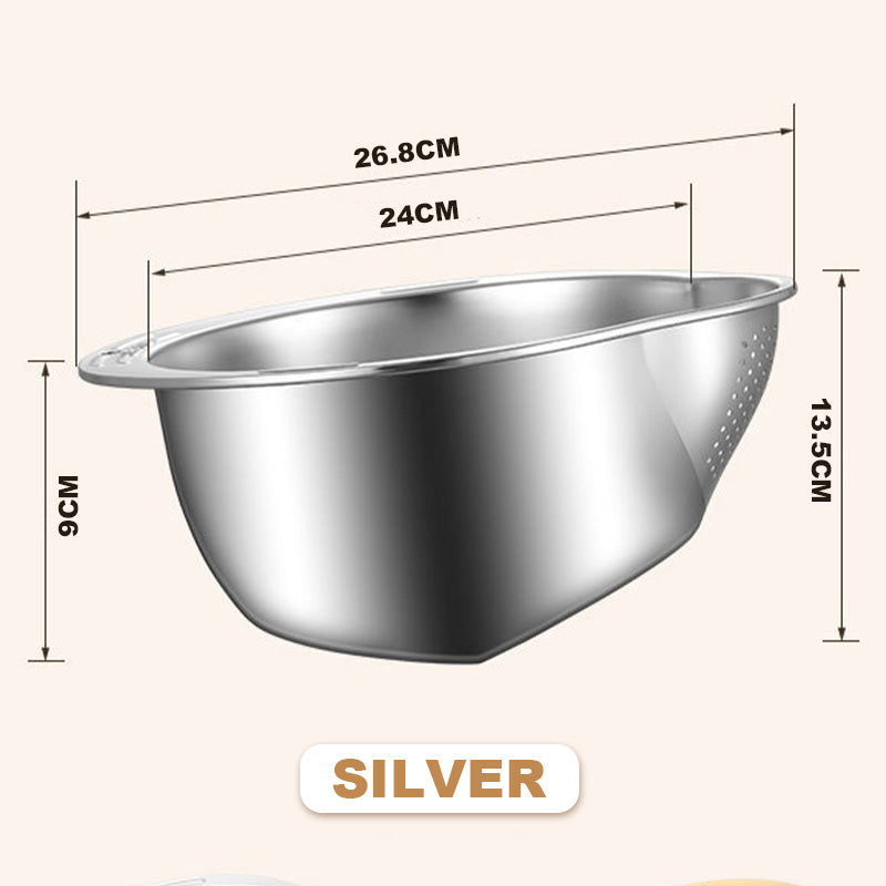 🔥Limited Sale 50% OFF🔥Stainless Steel Rice Strainer Bowl