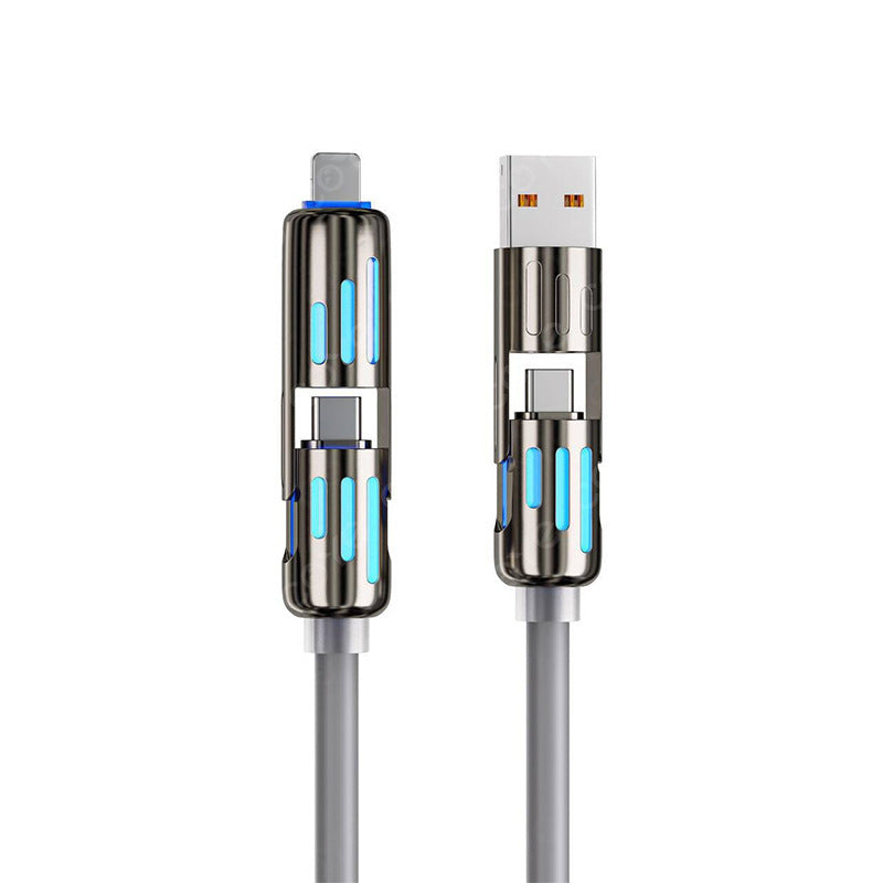 ⚡4-in-1 USB Charging Cable fast charging MAX 240W (With Box)⚡