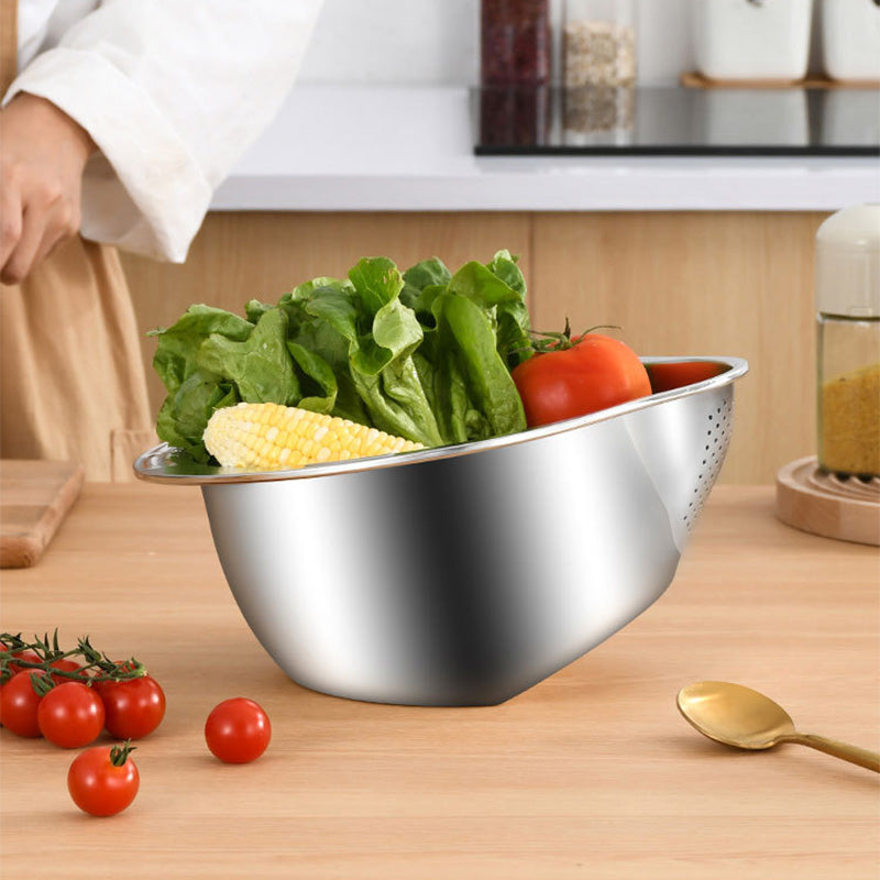 🔥Limited Sale 50% OFF🔥Stainless Steel Rice Strainer Bowl