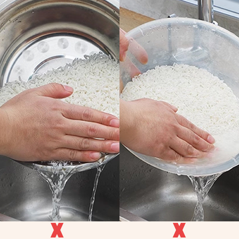 🔥Limited Sale 50% OFF🔥Stainless Steel Rice Strainer Bowl