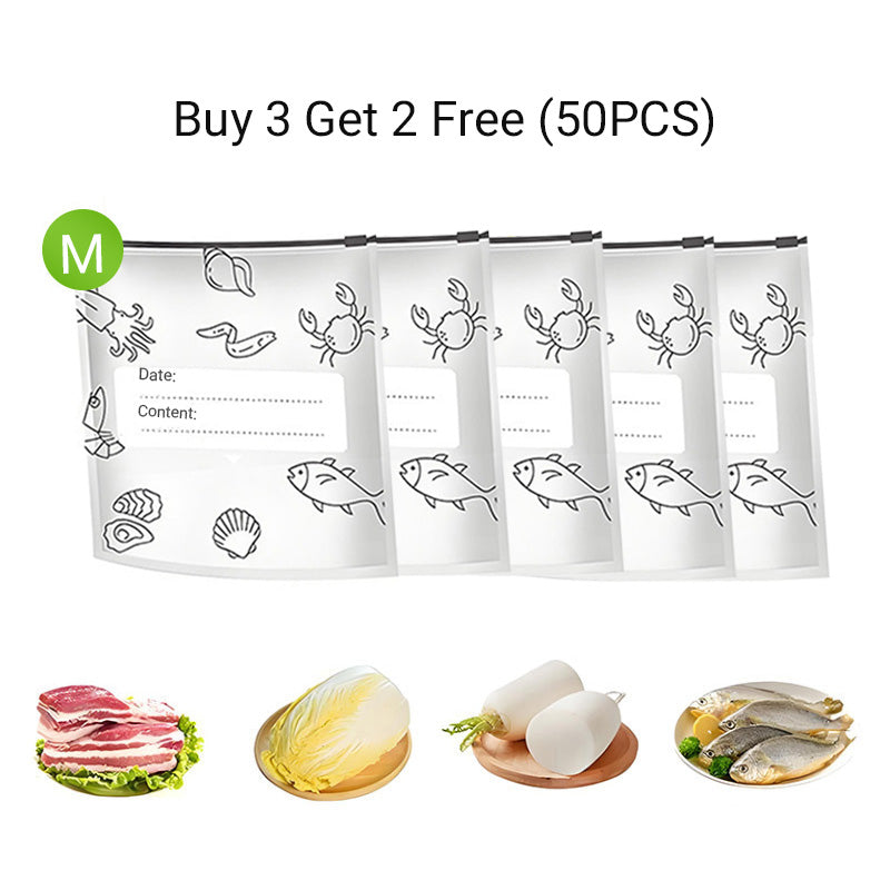 🥦Reusable Aluminum Foil Sealable Storage Bags🍅