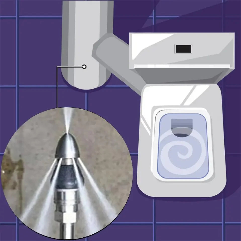 🔥Sewer cleaning tools High-pressure nozzle