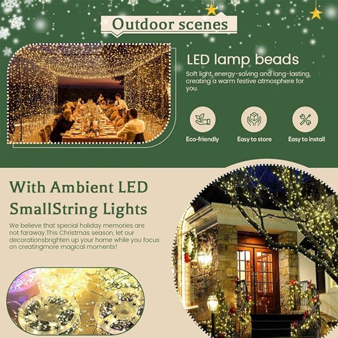 ✨Early Christmas Promotion 50%OFF-🎁Copper Wire Firecracker Light String