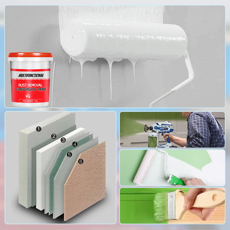 🎨Multifunctional Rust Removal & Conversion Paint