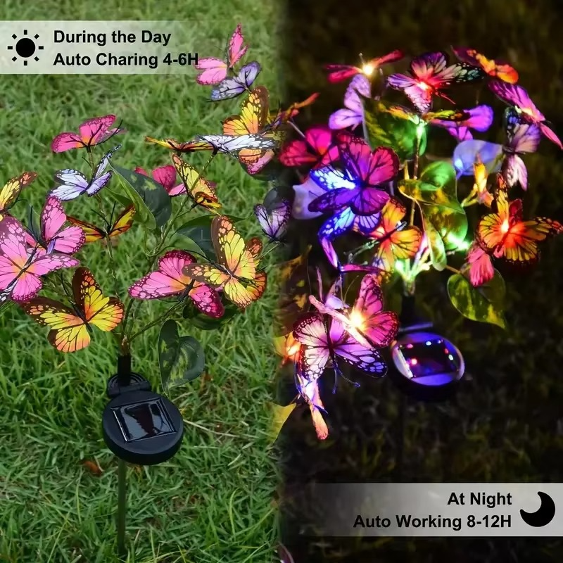 🔥2026 New Arrivals: 50% Off for a Limited Time!🔥🦋Hot Sale Offers-Solar Outdoor Butterfly Lights💐