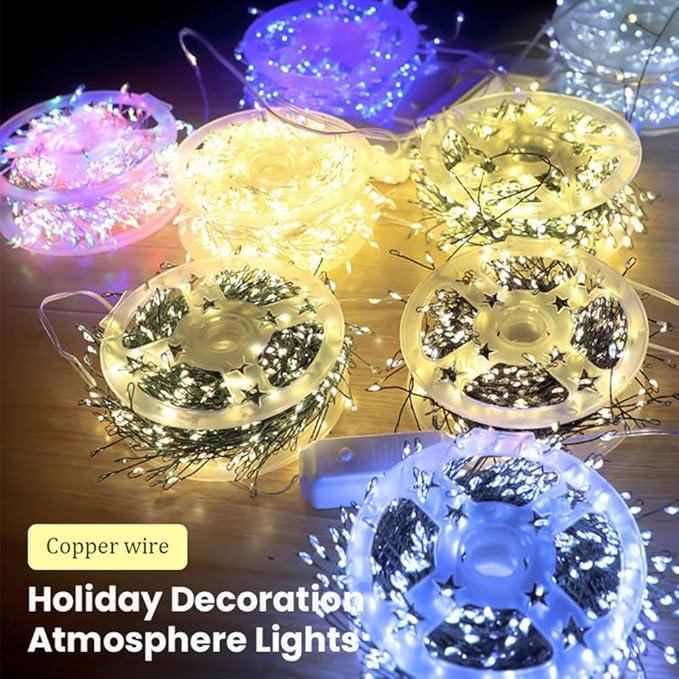 ✨Early Christmas Promotion 50%OFF-🎁Copper Wire Firecracker Light String