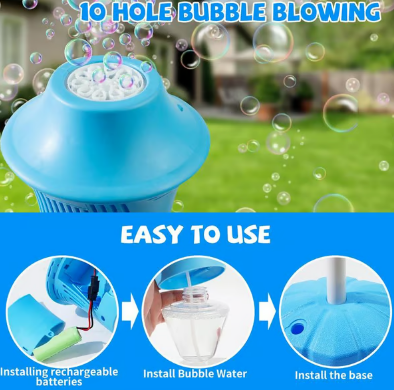 ⏰Last Day Hot Sale!!⌛✨🔥 Bubble machine for kid's parties or weddings - adjustable height stand