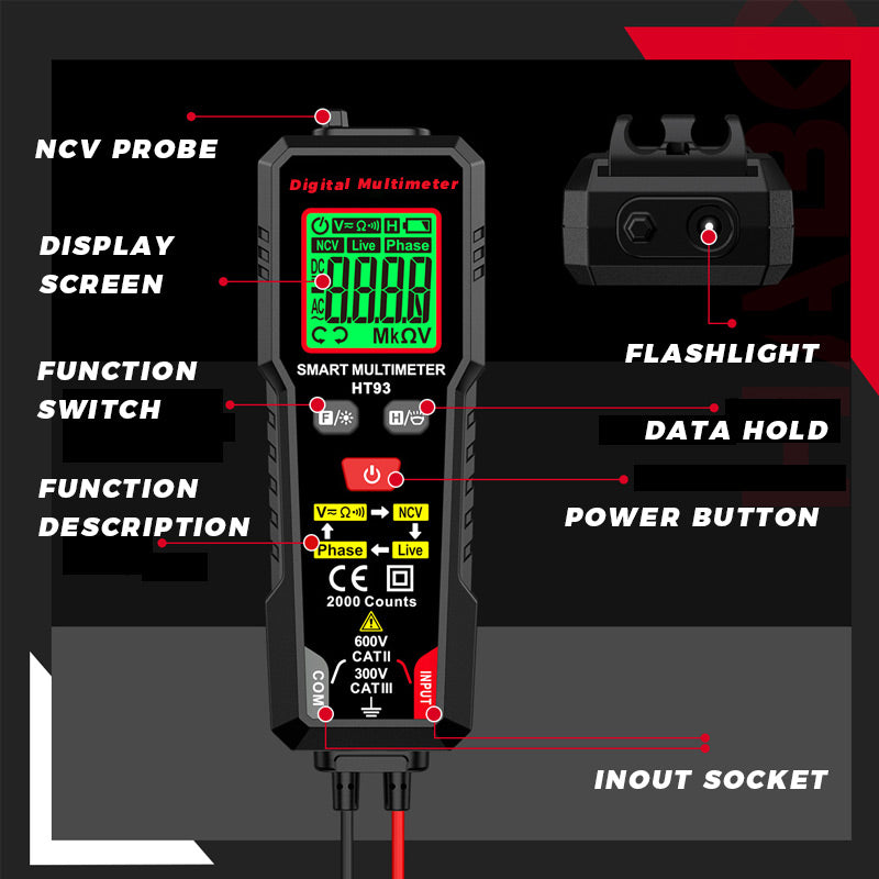🔥LAST DAY SALE 50% OFF🔥Digital smart multimeter
