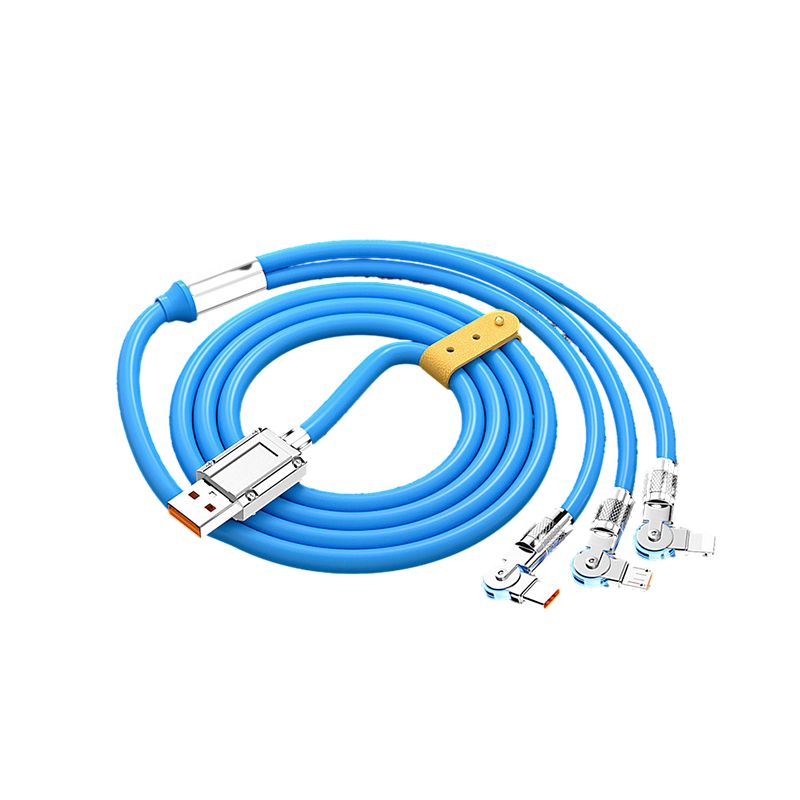 🔥120W 3 in 1 Rotating Elbow Fast Charging Data Cable⚡