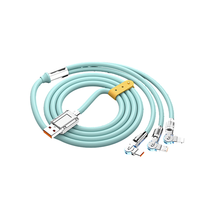 🔥120W 3 in 1 Rotating Elbow Fast Charging Data Cable⚡