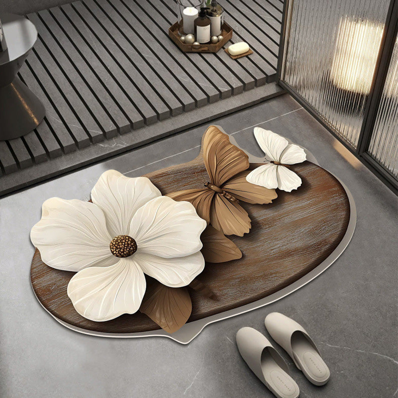 🔥Hot Sale 49% 0FF🔥💕3D Realistic Pattern Non-Slip Absorbent Mat