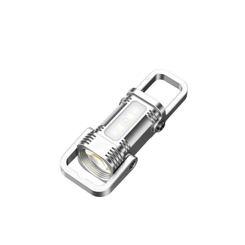 Multifunctional Mini Keychain Flashlight with Clip