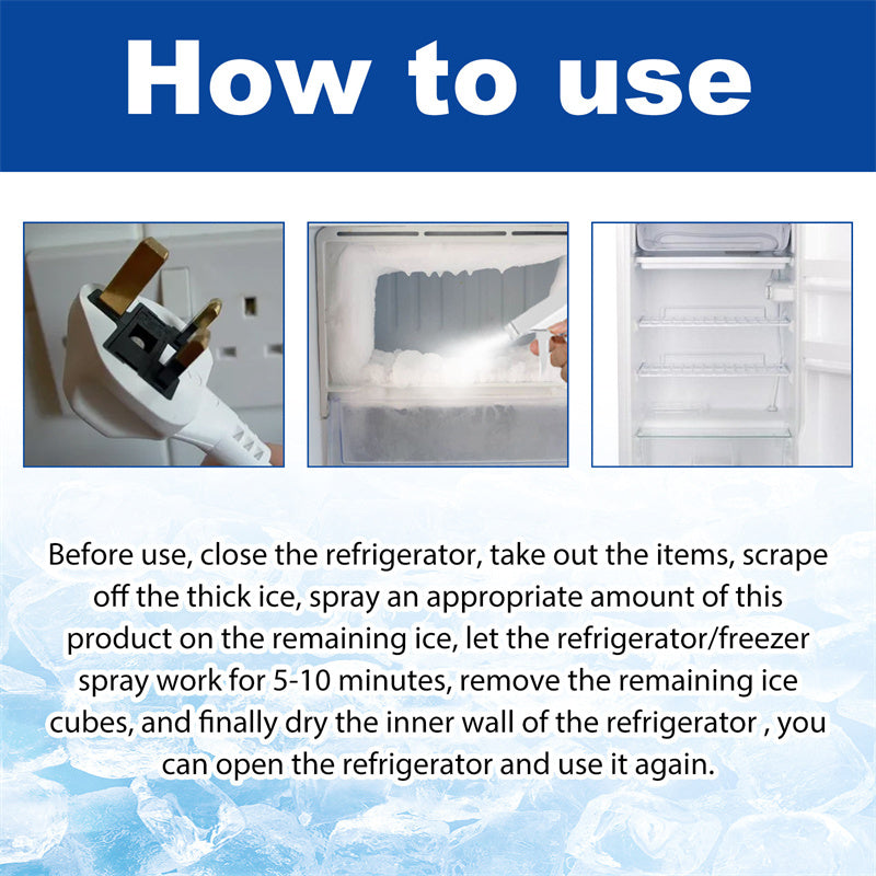 🔥Last Day Promotion 49% OFF - 🧊Fridge Freezer Defrosting Spray