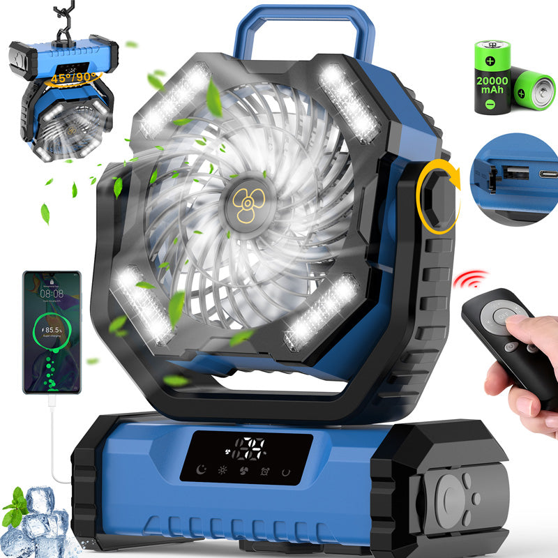 🏆HOT SALE 50%OFF🍃Portable Oscillating Fan with Remote Control