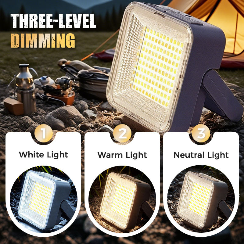 🏆Portable & Waterproof Solar-Powered Camping Light🌞🏕️
