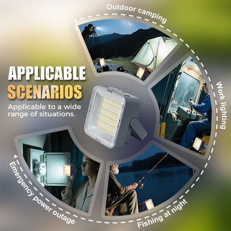 🏆Portable & Waterproof Solar-Powered Camping Light🌞🏕️
