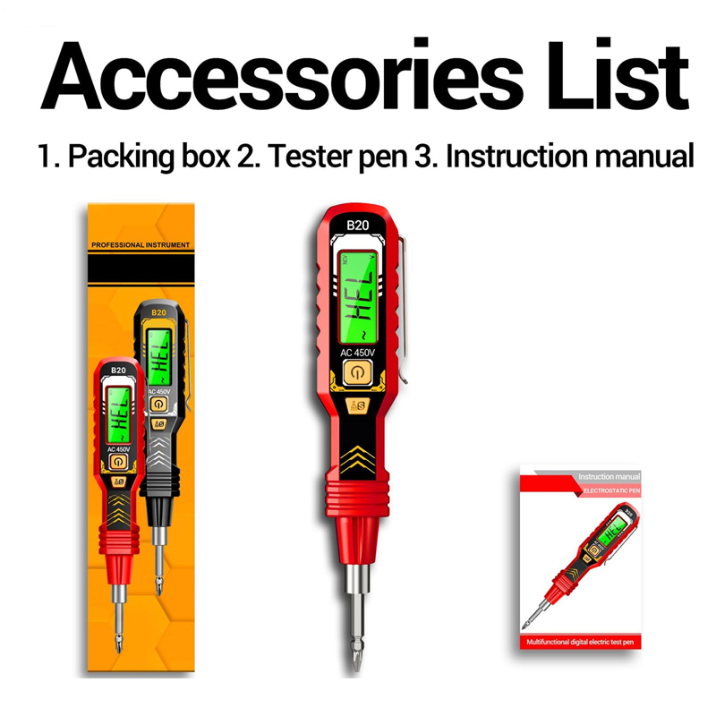 ⌛limited-time 50% off🔥Non-Contact Voltage Tester with LCD Display