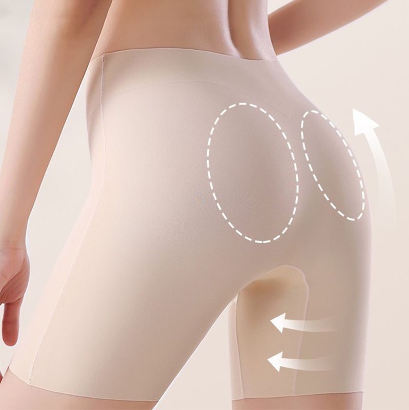 Women's High-Waisted Ice Silk Tummy Control and Butt Lift Underwear