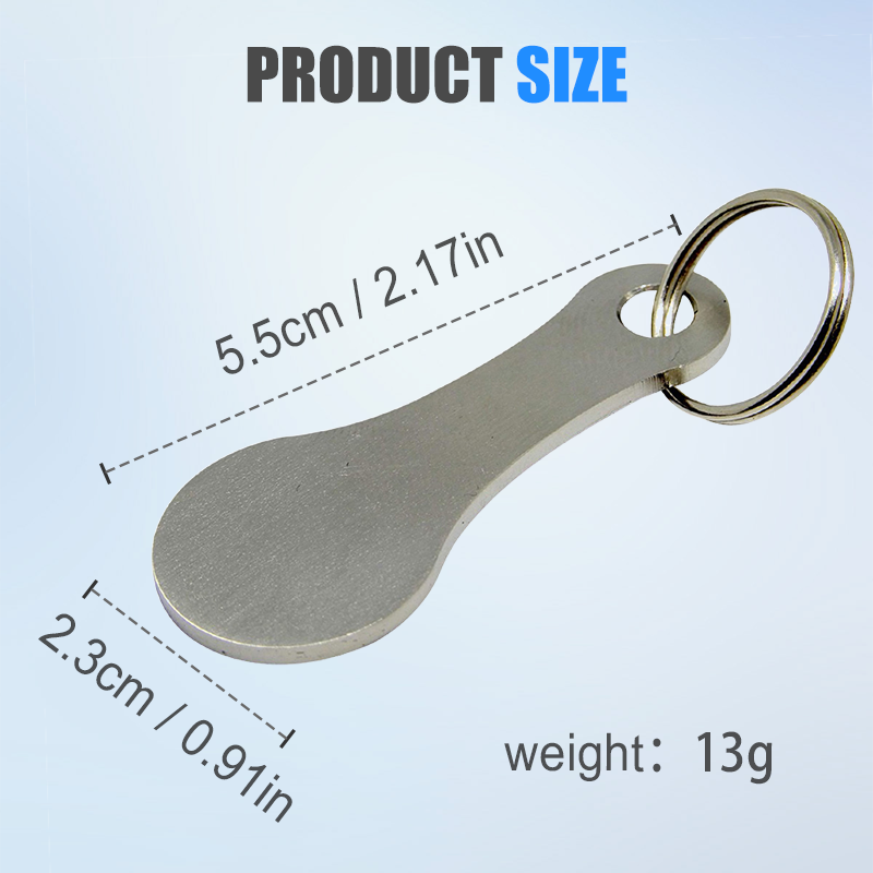 🔥 LAST DAY-BUY 1 GET 1 FREE🔥2 Pieces Stainless Steel Shopping Trolley Token Keyrings