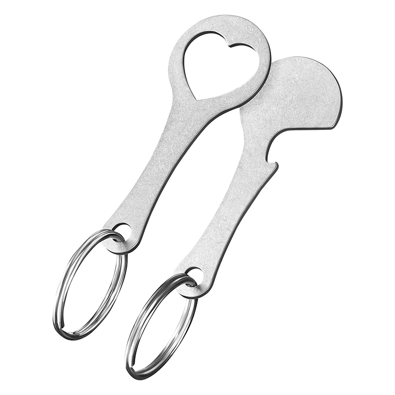 🔥 LAST DAY-BUY 1 GET 1 FREE🔥2 Pieces Stainless Steel Shopping Trolley Token Keyrings
