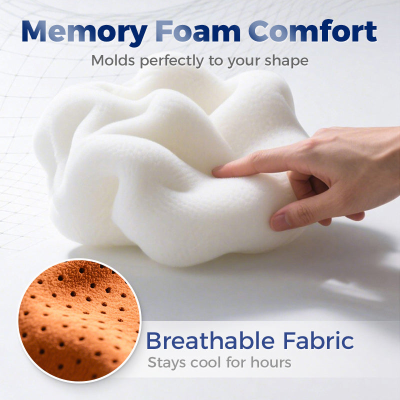 Comfortable Car Headrest & Lumbar Pillow