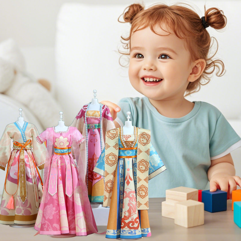 DIY Traditional Chinese Clothing Toy Kit for Kids