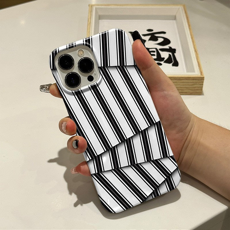 Irregular Stripe Filigree iPhone Creative Case
