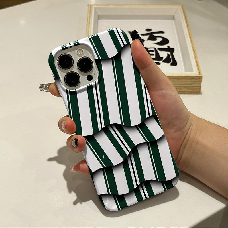 Irregular Stripe Filigree iPhone Creative Case