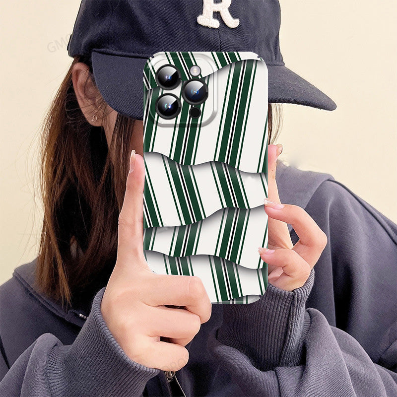 Irregular Stripe Filigree iPhone Creative Case