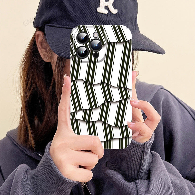 Irregular Stripe Filigree iPhone Creative Case