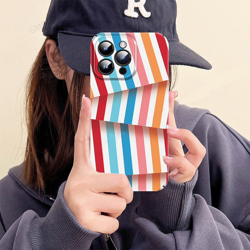 Irregular Stripe Filigree iPhone Creative Case