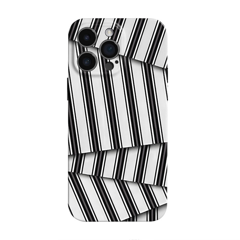 Irregular Stripe Filigree iPhone Creative Case