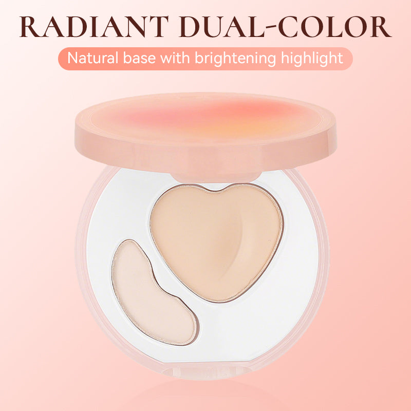 Long-Lasting Dual-Color Face Powder