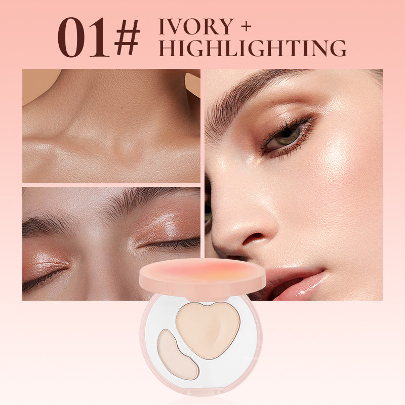 Long-Lasting Dual-Color Face Powder