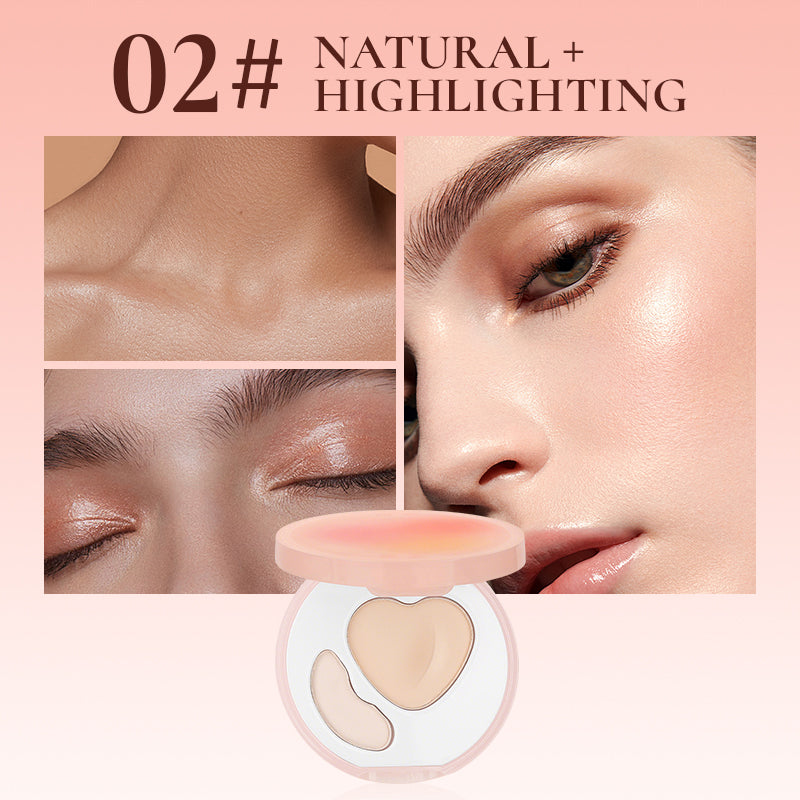 Long-Lasting Dual-Color Face Powder