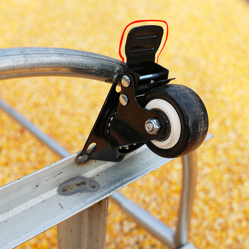 Soporte para bolsas de basura ajustable con ruedas giratorias