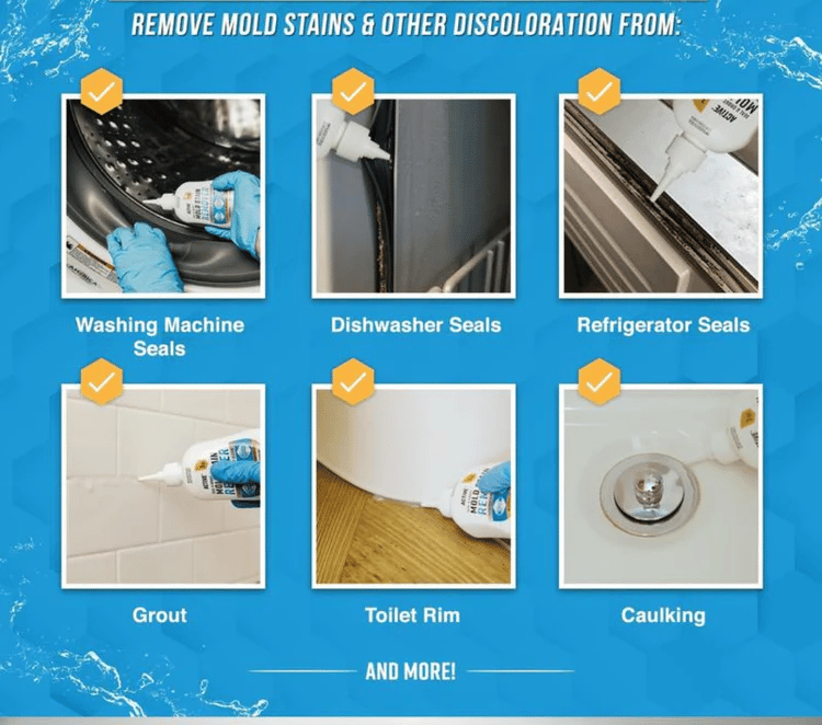 🏠 Mold Removal Gel – Heavy Duty Formula, Multi-Surface Cleaner & Works on Shower & Tile 🧽✨