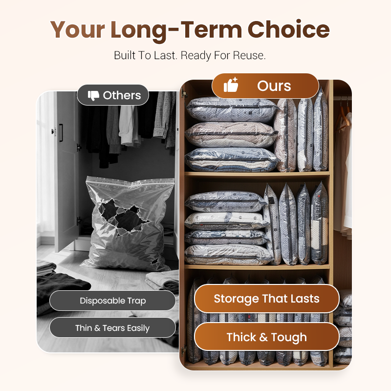 【2026 Upgraded】 Cordless Travel Vacuum Storage Bag Set – 15-Pack Compression Bags for Carry-On Suitcases – 140L/Min Powerful Air Removal – USB Rechargeable Handheld Pump with Built-In Battery – Space Saver for Clothes & Packing， waterproof, reusable