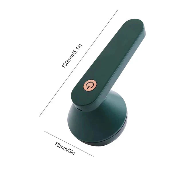 Rechargeable Fabric Shaver with 2 Replaceable Stainless Steel 6-Leaf Blades(1 Free Extra Included) | Lint Remover with 3-Speed Settings  - Efficient Sweater and Lint Shaver for Clothes, Removing Fuzz, Lint Balls, Pills, and Hairballs.Christmas Gift.