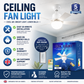 🏆LAST DAY SALE 50% OFF🔥SmartBreez™ 40W LED Ceiling Fan Light – 20.5” Ultra-Quiet with Remote 🎯 | E27 + FREE B22 Adapter 🔌 | For Bedroom 😴, Kitchen 👩‍🍳 & Garage 🛠️ – UK Ready! 🇬🇧